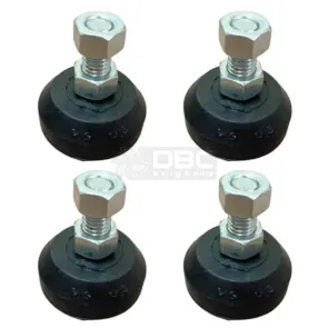 Kit 4 Amortecedores Vibra-Stop VS 03 3/8" (40kg)