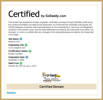 Certificado GoDaddy