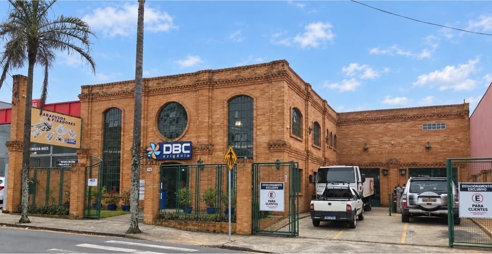 Fachada da loja DBC Oxigênio em Boituva