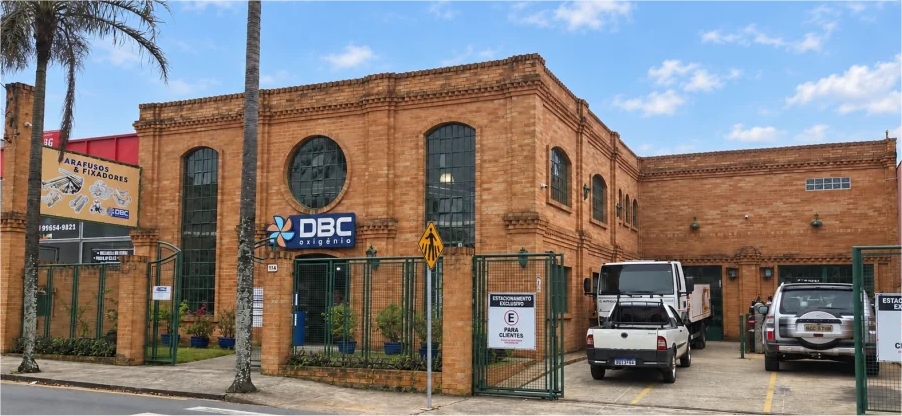 Fachada da loja DBC Oxigênio em Boituva